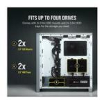 4000D AIRFLOW Tempered Glass Mid-Tower ATX Case — White - Image 3
