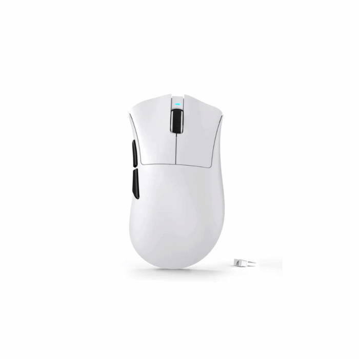 ATTACK SHARK V3 Ultra-Light Tri-Mode Gaming /WHITE AND ROSY RED/ - Image 2